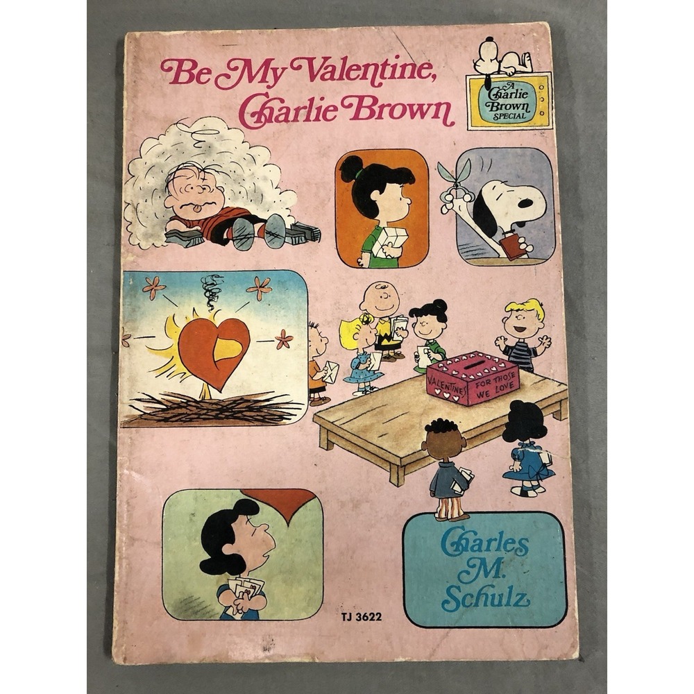 Be My Valentine, Charlie Brown Vintage 1976 Softcover Charles M. Schulz‎